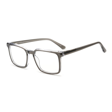 Men Eyeglasses Cristal Eyeglasses: Elton- Black & Grey - SpecSMART Eye Clinic (diagonal View)